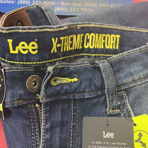 Lee sport series jeans 12 regular straight leg fit - Picture 3 of 3
